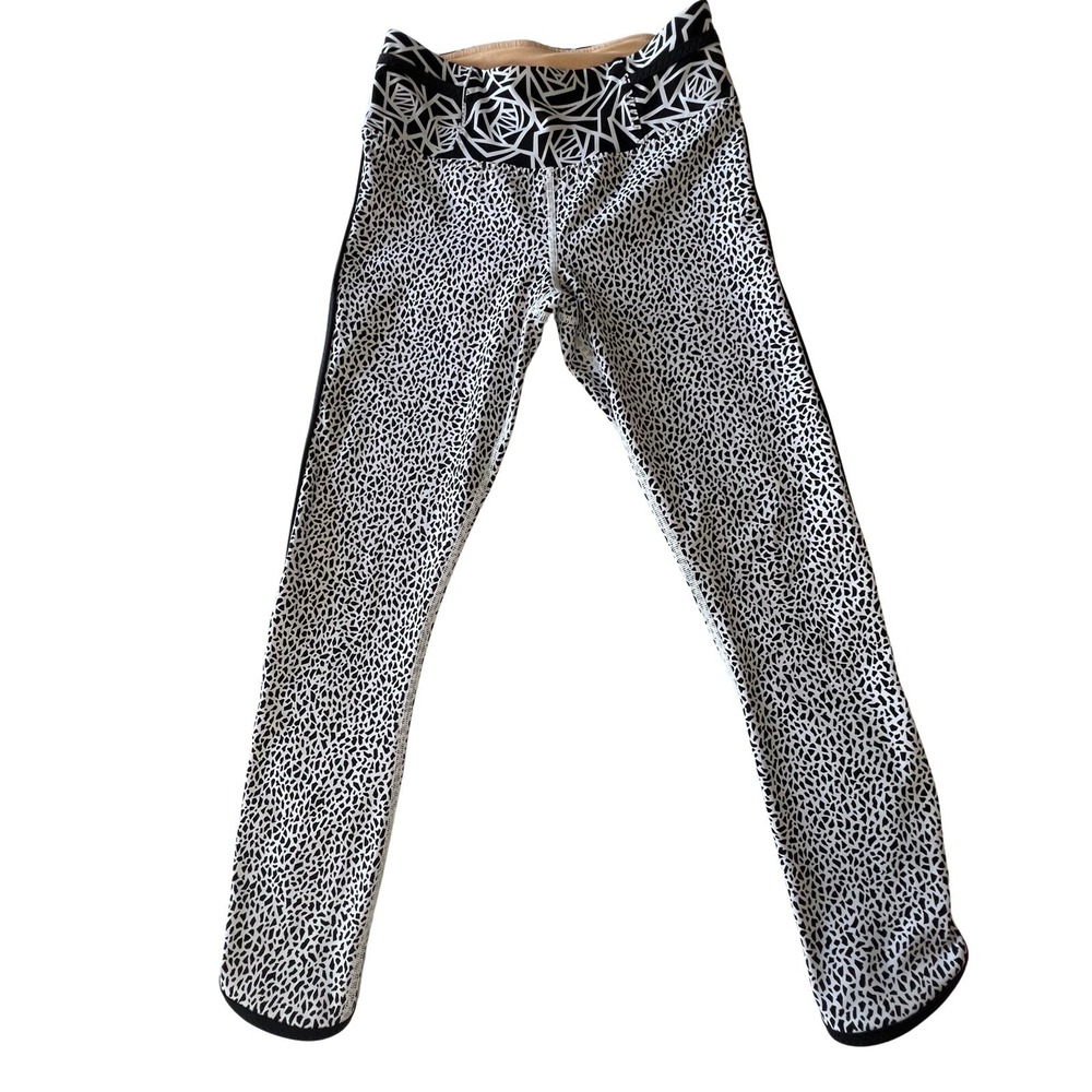 Lululemon Real Quick Tight Miss Mosaic White Leggings Size 4